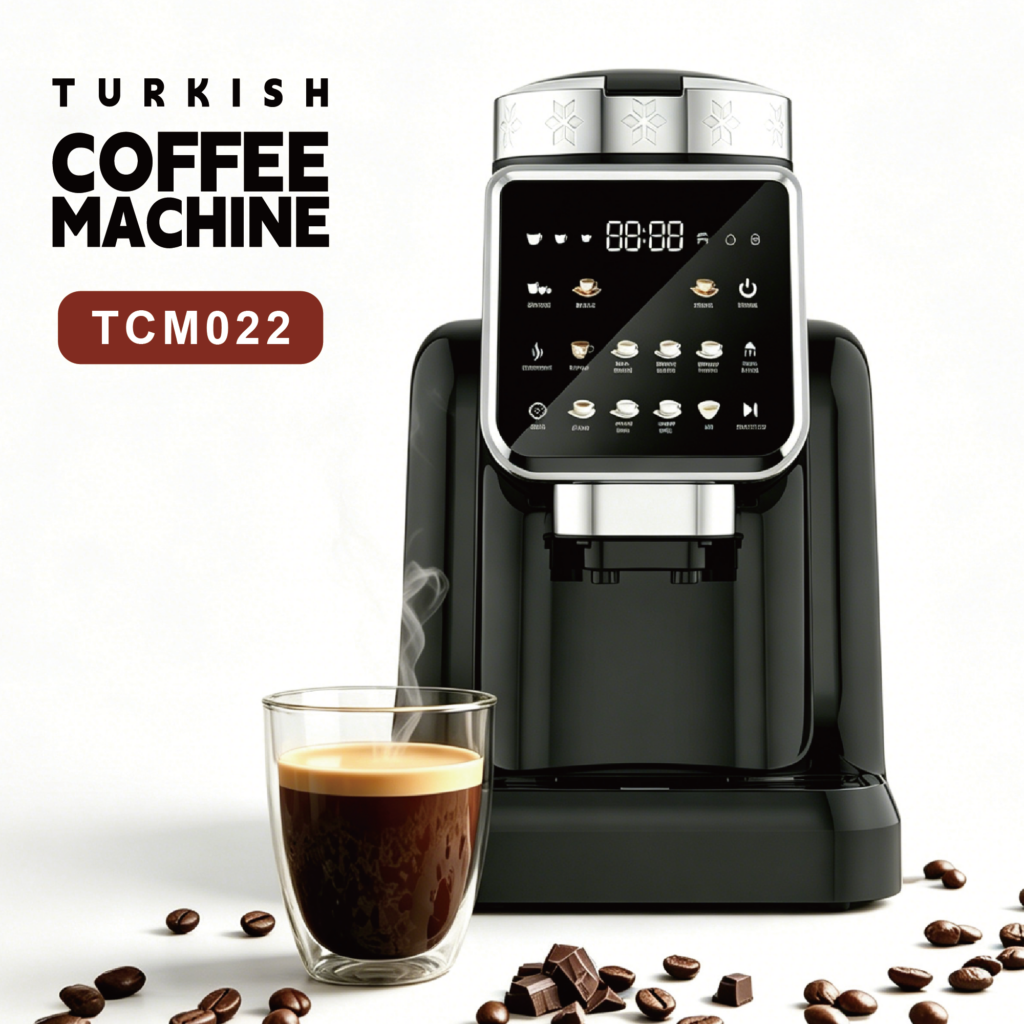 Multi-functional Turkish coffee maker with milk frothing capability