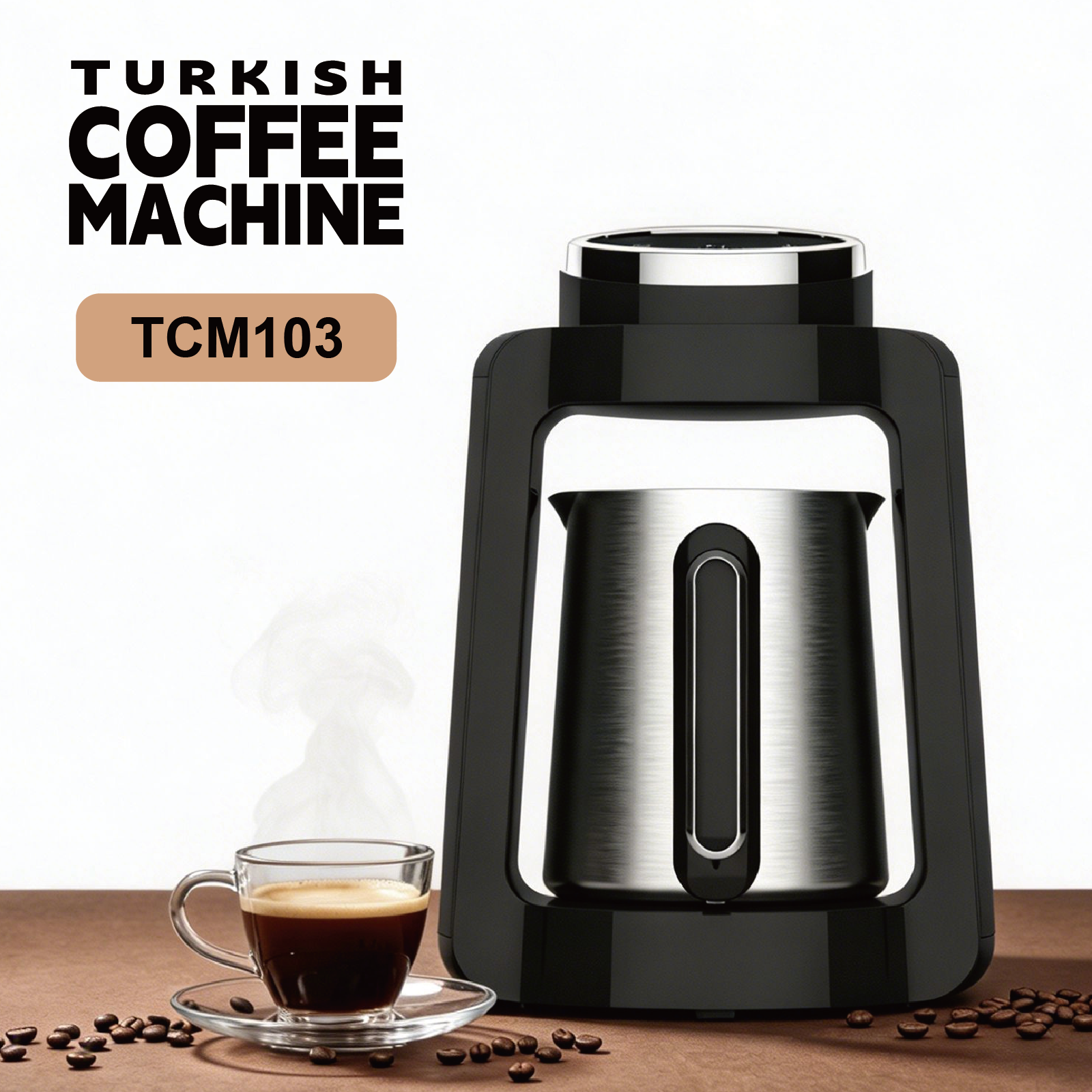 Factory Wholesale Smart Coffee Machine Anti-Overflow Turkish Coffee Machine Multi-Functional Coffee Machine