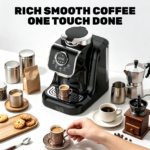 Turkish coffee machine with a capacity of 1000ML, featuring an anti-drip system and an easy-to-use design, suitable for home coffee brewing