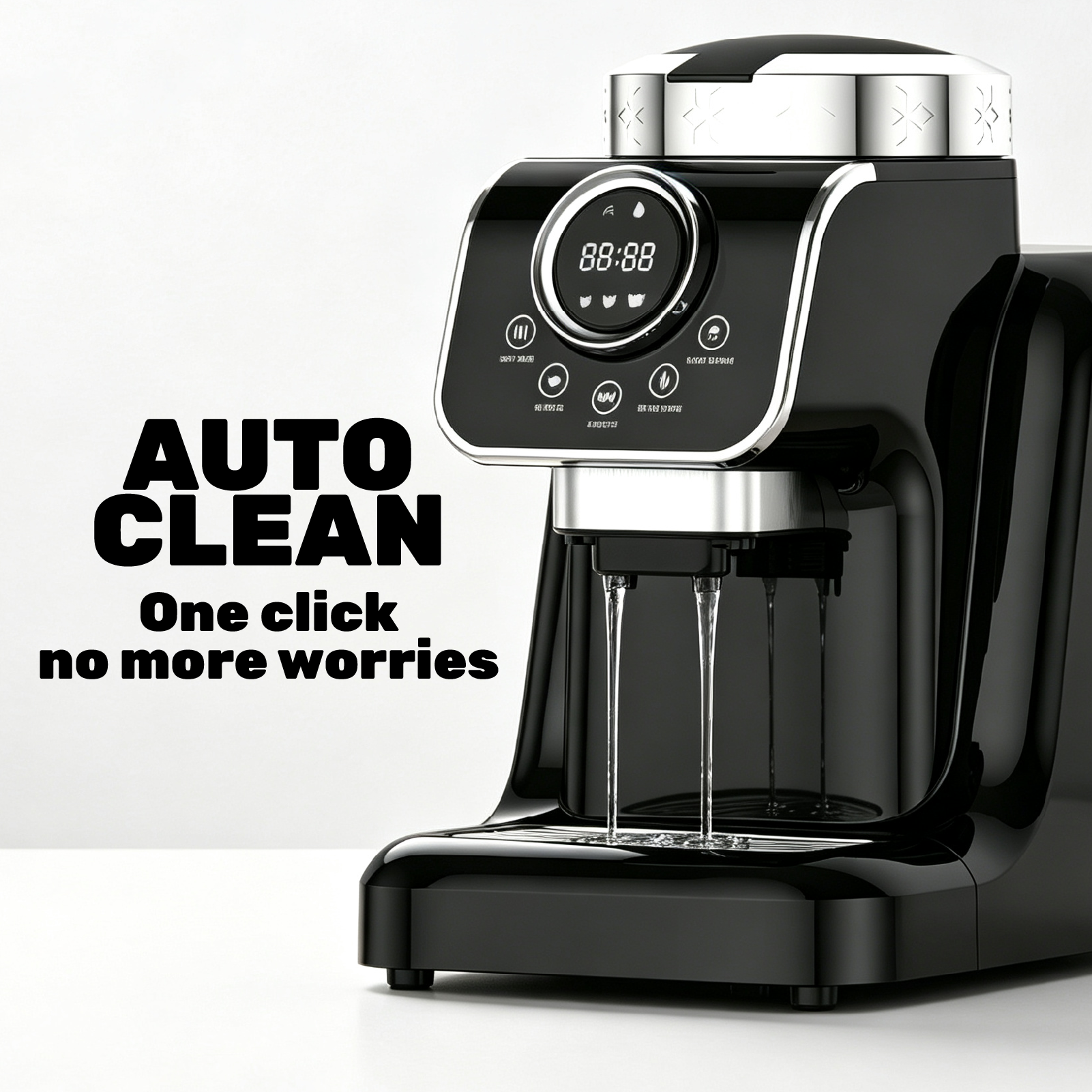 Turkish coffee machine with a capacity of 1000ML, featuring an anti-drip system and an easy-to-use design, suitable for home coffee brewing