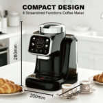 Multi-functional Turkish coffee maker with milk frothing capability