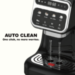 Multi-functional Turkish coffee maker with milk frothing capability