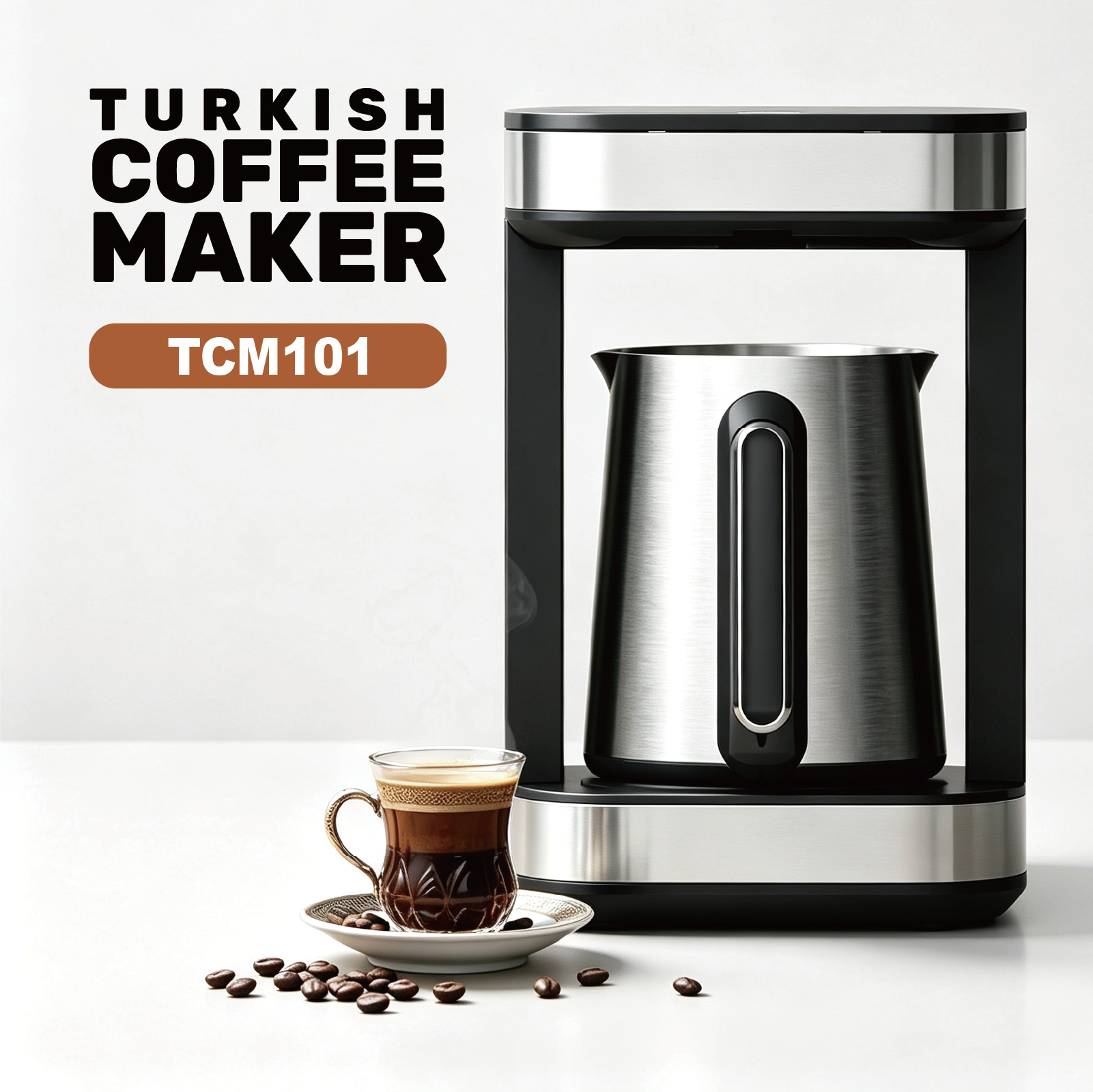 Factory Wholesale Smart Coffee Machine Anti-Overflow Turkish Coffee Machine Multi-Functional Coffee Machine