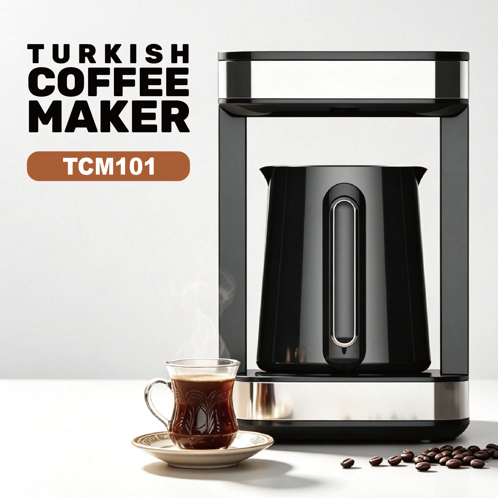 Factory Wholesale Smart Coffee Machine Anti-Overflow Turkish Coffee Machine Multi-Functional Coffee Machine