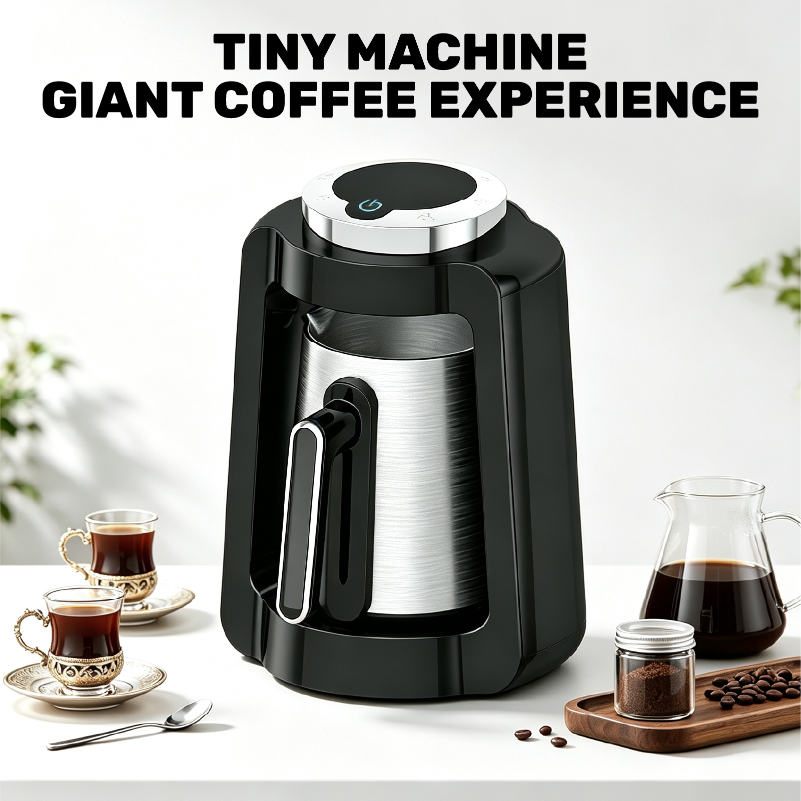 Factory Wholesale Smart Coffee Machine Anti-Overflow Turkish Coffee Machine Multi-Functional Coffee Machine