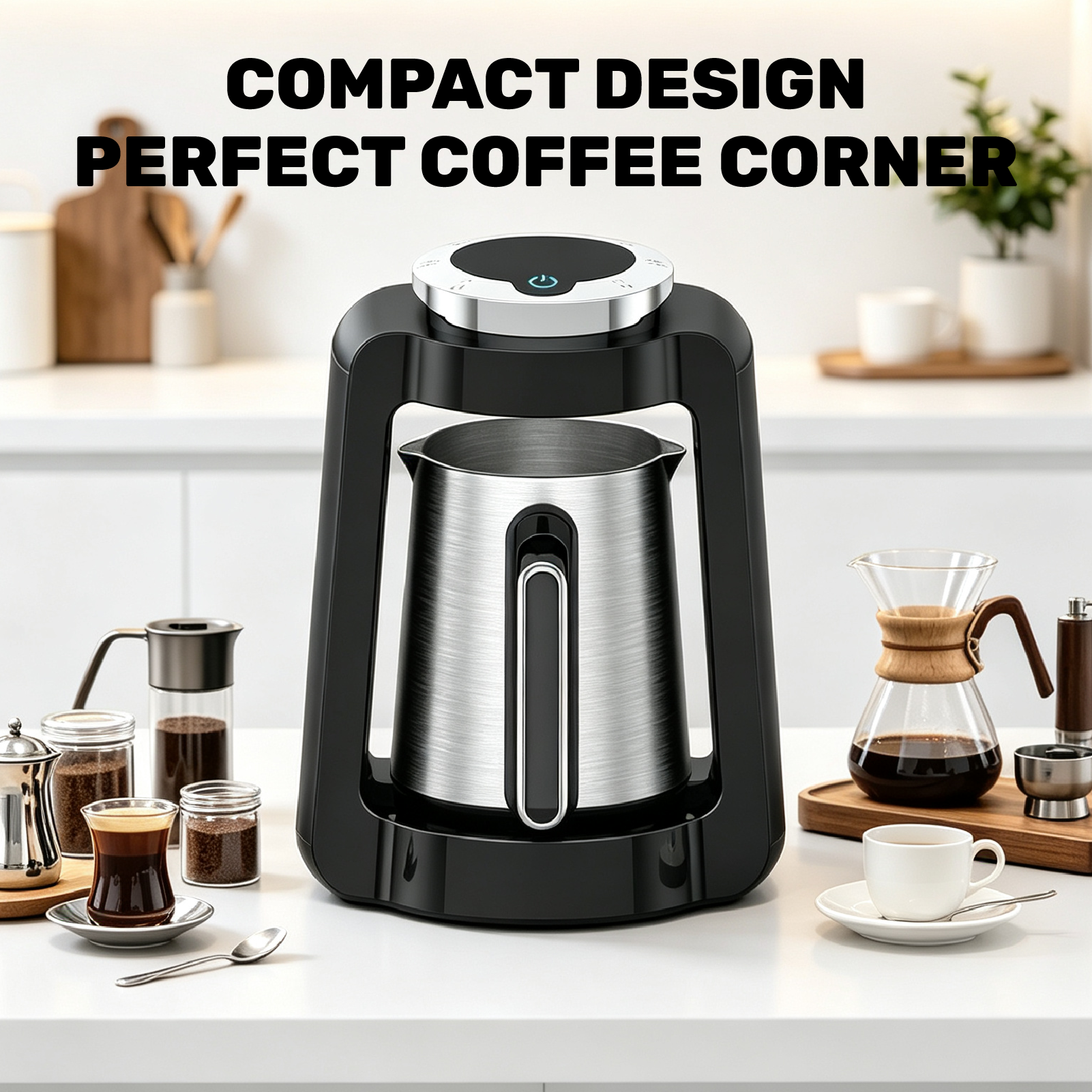 Factory Wholesale Smart Coffee Machine Anti-Overflow Turkish Coffee Machine Multi-Functional Coffee Machine